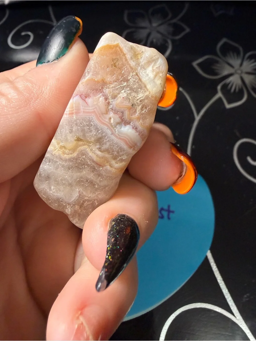 Pink amethyst agate RARE FIND NWT